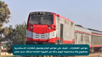 مواعيد القطارات.. تعرف على مواعيد قيام ووصول قطارات الإسكندرية ومطروح والإسماعيلية اليوم بدقة من الهيئة العامة لسكك حديد مصر